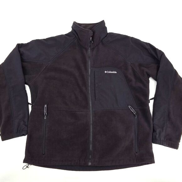 Columbia Men's Rapid Expedition Black Fleece Jacket Size XL - Picture 2 of 6